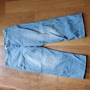 Jen 7 by 7 For All Mankind Women’s Cropped Wide Leg Jeans size 12
